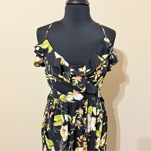 ASOS Floral Ruffle Dress